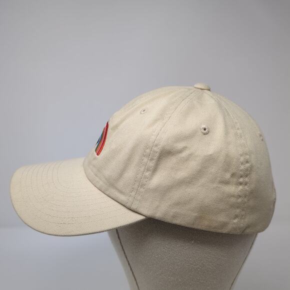 Volcom Stone Rainbow Slideback Hat Beige One Size Embroidered Outdoor - Picture 3 of 10